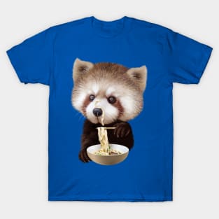 RED PANDA LOVES NOODLE T-Shirt